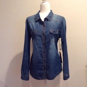 Denim Button Up Shirt